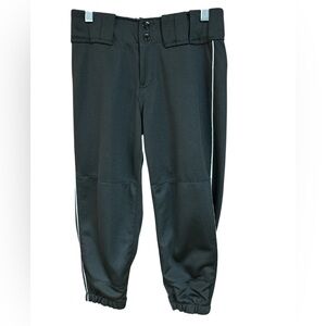Boombah Polyester Black Baseball Jogger Pants Boys Size 28/20 Preowned